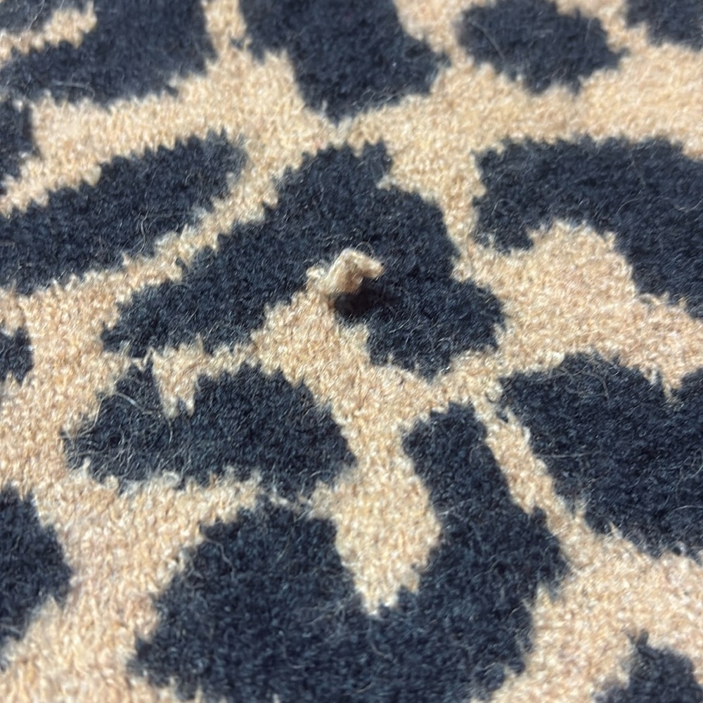 J. CREW Leopard Print Wool Blend Scarf - Picture 5 of 5
